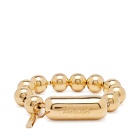 Ambush Men's Ball Chain Bracelet in Gold