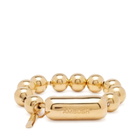 Ambush Men's Ball Chain Bracelet in Gold