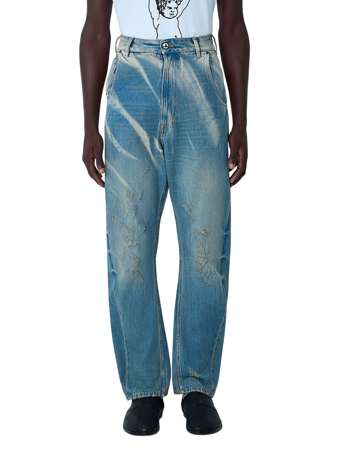 新品 vivienne westwood indigo denim pants Vivienne Westwood Indigo Ranch Jeans Vivienne Westwood