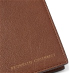 Brunello Cucinelli - Full-Grain Leather Passport Cover - Brown