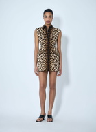 Sportmax Sleeveless Animal Print Dress