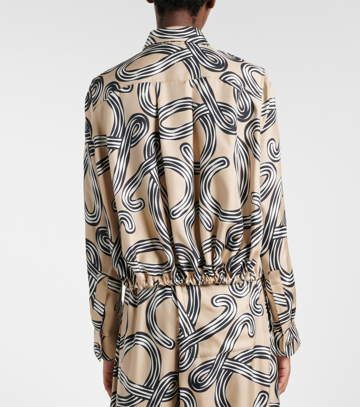 Loewe Paula's Ibiza Anagram silk shirt