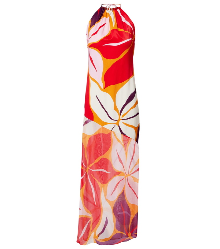 Photo: Cala de la Cruz Accasia floral halterneck maxi dress