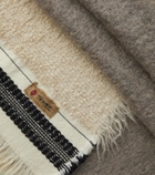 The House of Lyria Madornale fringed wool-blend blanket