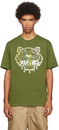 Kenzo Khaki Tiger T-Shirt