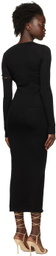 Olēnich Black Cut-Out Maxi Dress