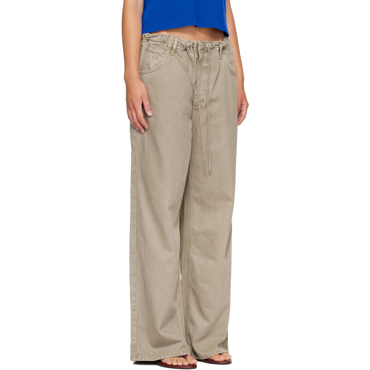 AGOLDE Beige Shaw Jeans