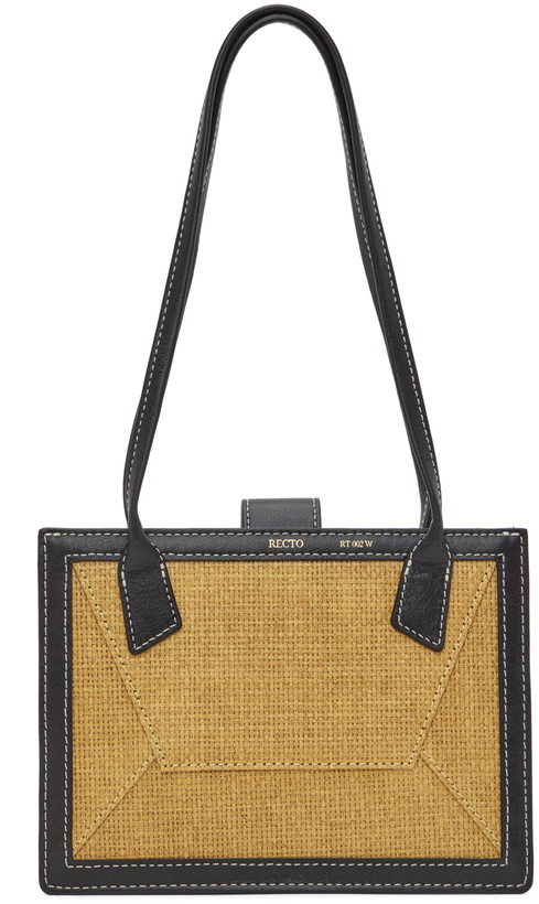 Photo: Recto Beige & Black Mini Envelope Bag