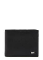 Boss Northon Saffiano Leather Wallet - Black - One Size