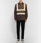 Craig Green - Panelled Printed Cotton Shirt - Men - Brown