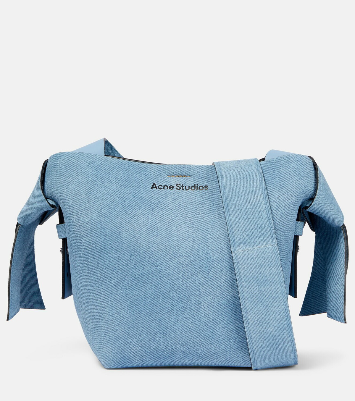 Acne Studios デニム風ショルダーバッグ Acne Studios Musubi Mini denim shoulder bag Acne Studios