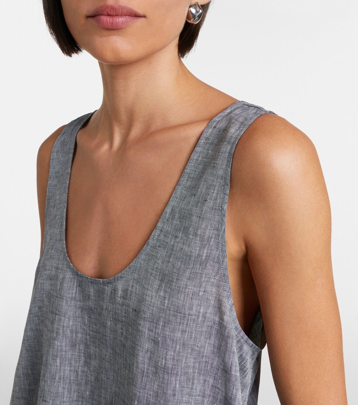 Asceno Sicily linen minidress