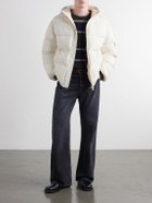 Moncler - Himalaya Hooded Quilted Cotton-Blend Shell Down Jacket - Neutrals