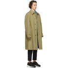 AMI Alexandre Mattiussi Beige Mac Trench Coat