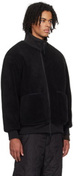 TAION Black Zip Reversible Down Jacket