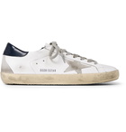 Golden Goose Deluxe Brand - Superstar Distressed Leather and Suede Sneakers - Men - White