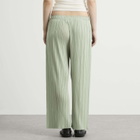 Pleats Please Issey Miyake Women's Pleated Trousers in Pastel Green