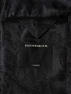 Favourbrook - Tommy Slim-Fit Grosgrain-Trimmed Wool Tuxedo Jacket - Black