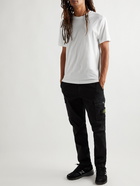 Stone Island - Logo-Embroidered Cotton-Jersey T-Shirt - White