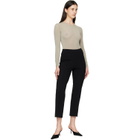 WARDROBE.NYC Taupe Sheer Bodysuit