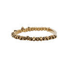 Alexander McQueen Gold Mini Skull Bracelet