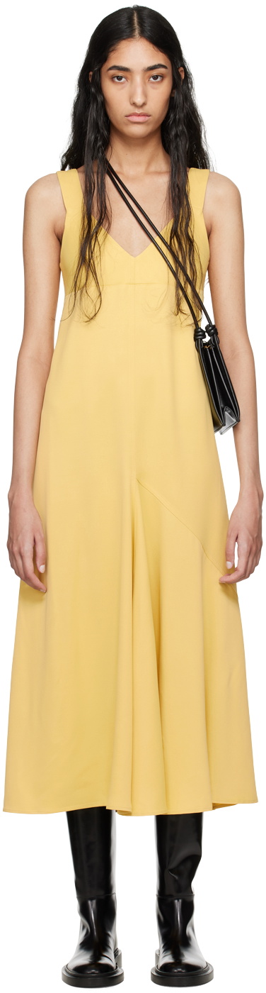 Studio Nicholson Off-White Zip Maxi Dress Studio Nicholson