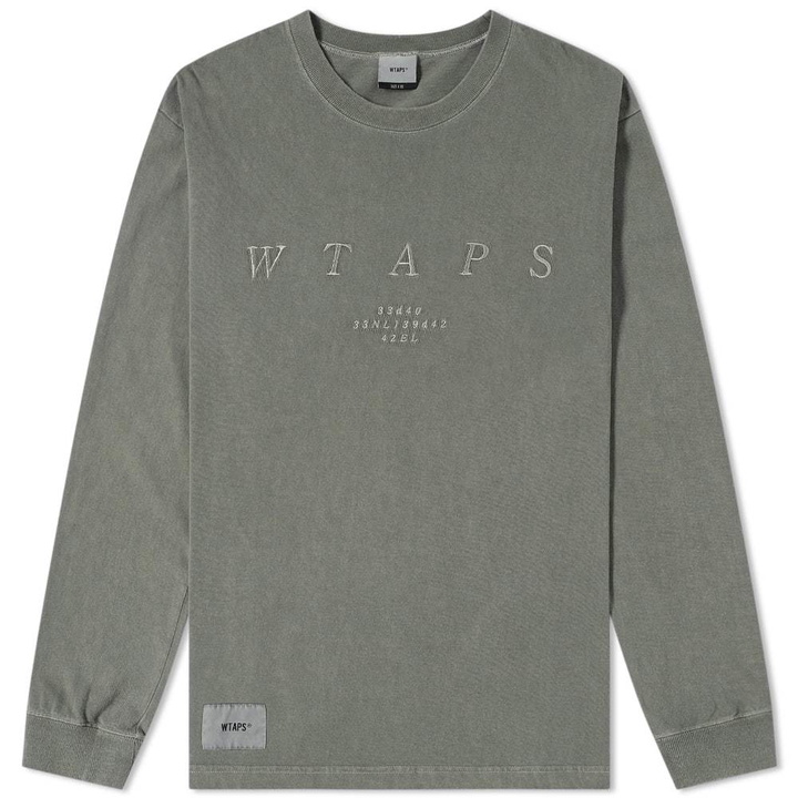 Photo: WTAPS Long Sleeve Design System Tee Green