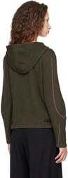 Kiko Kostadinov Khaki Petrel Pullover Hoodie