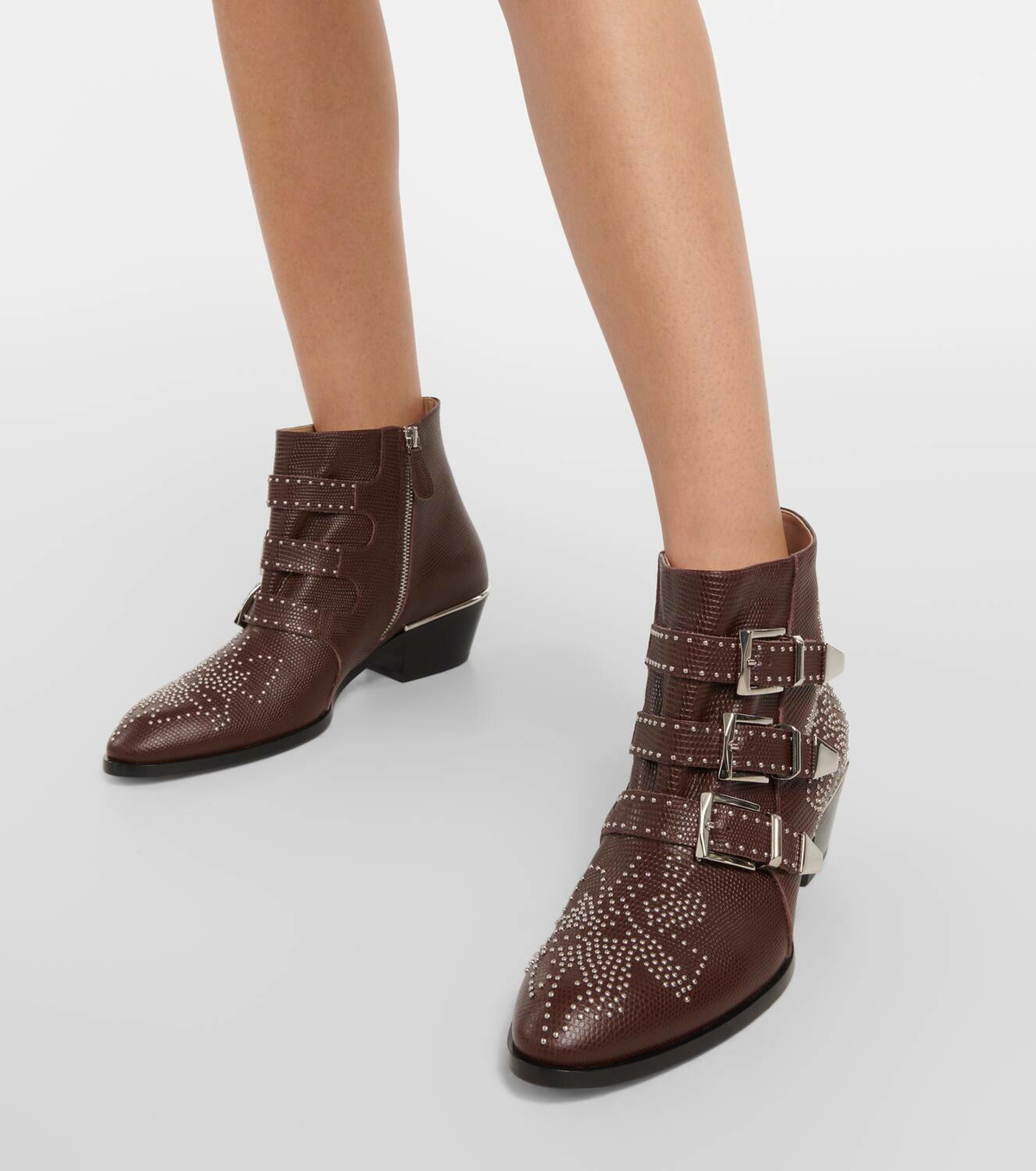 Chloe on sale studded boots