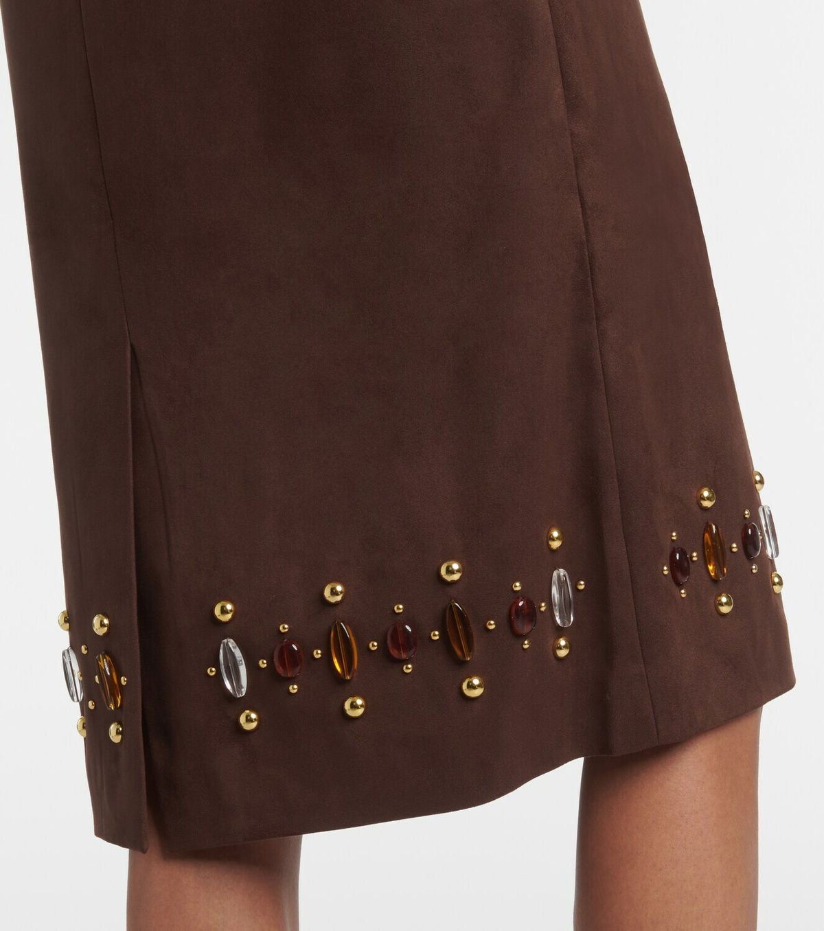 Jupe Crayon Lulus – Taille S – Fausse Daim Marron Clair – Neuf Sans étiquette