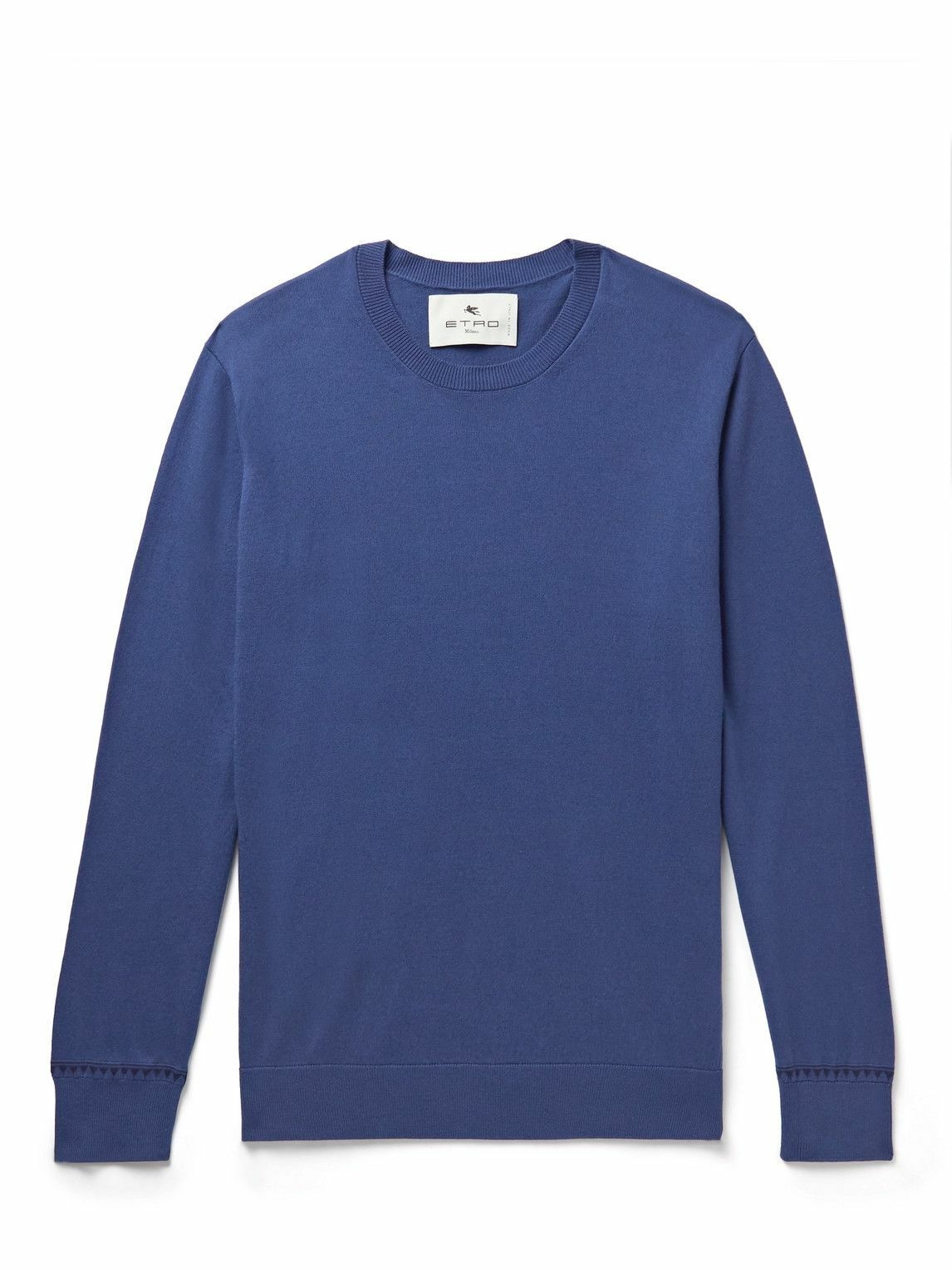 Etro - Cotton Sweater - Blue Etro