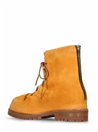 424 - Wrapped Suede Lace-up Boots