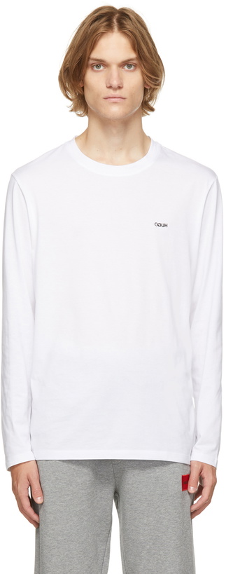 Photo: Hugo White Derol212 Long Sleeve T-Shirt