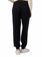 MC2 Saint Barth Woman Knitted Black Jogger Pants