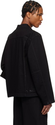 LEMAIRE Black Boxy Denim Jacket