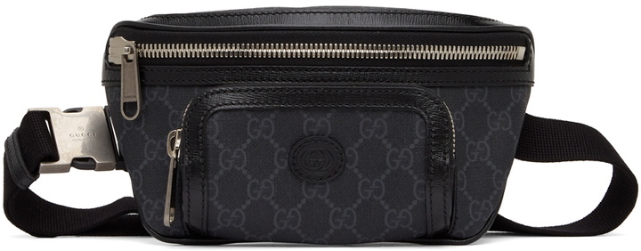 Photo: Gucci Black GG Supreme Belt Bag