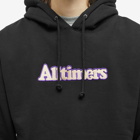 Alltimers Men's Broadway Embroidered Logo Hoody in Black