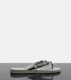 Balenciaga Cagole embellished thong sandals