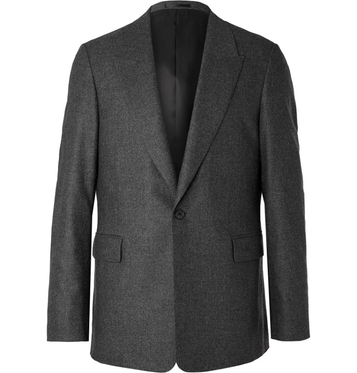 Photo: The Row - Grey Mason Mélange Wool-Blend Suit Jacket - Gray