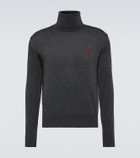 Ami Paris Ami de Cœur wool turtleneck sweater