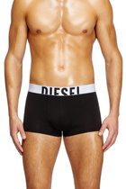 Diesel Three-pack boxer briefs in stretch cotton - Trunks Mens in Black
