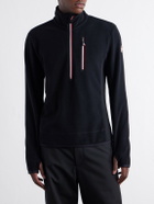 Moncler Grenoble - Polar Fleece Half-Zip Ski Mid-Layer - Black