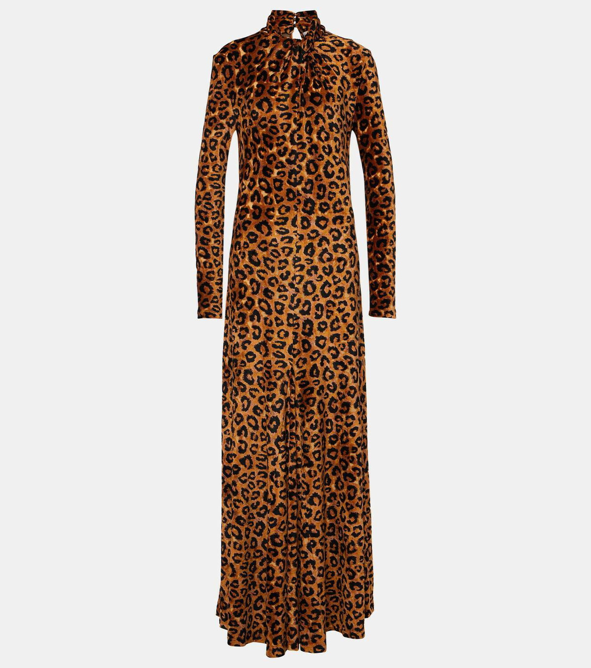 fitted lace wedding dress Animal Print Long Sleeve Maxi Dress: On the Hunt Safari – Little Secret Of  Mine main image 0