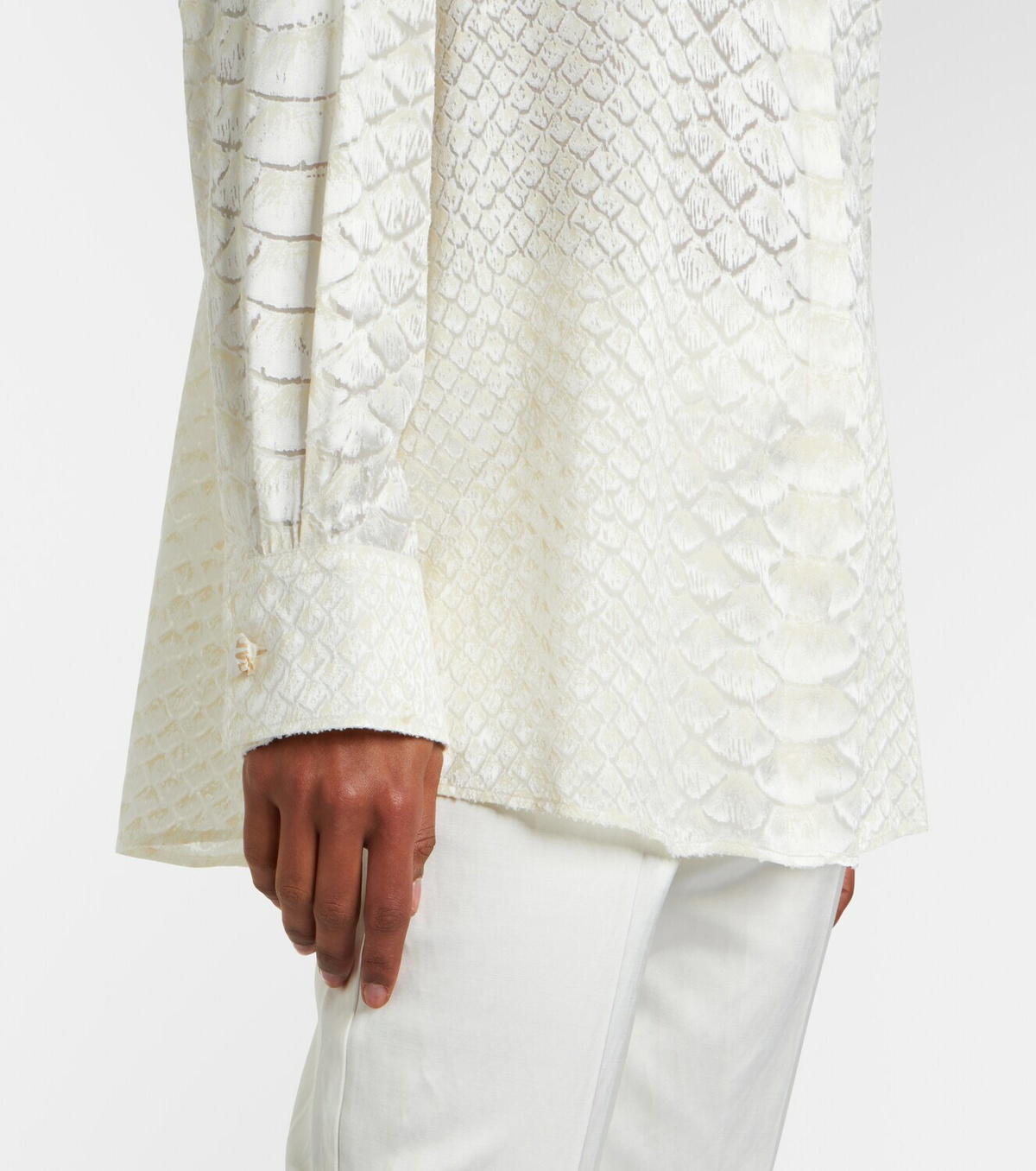 Roberto Cavalli Snake-print shirt