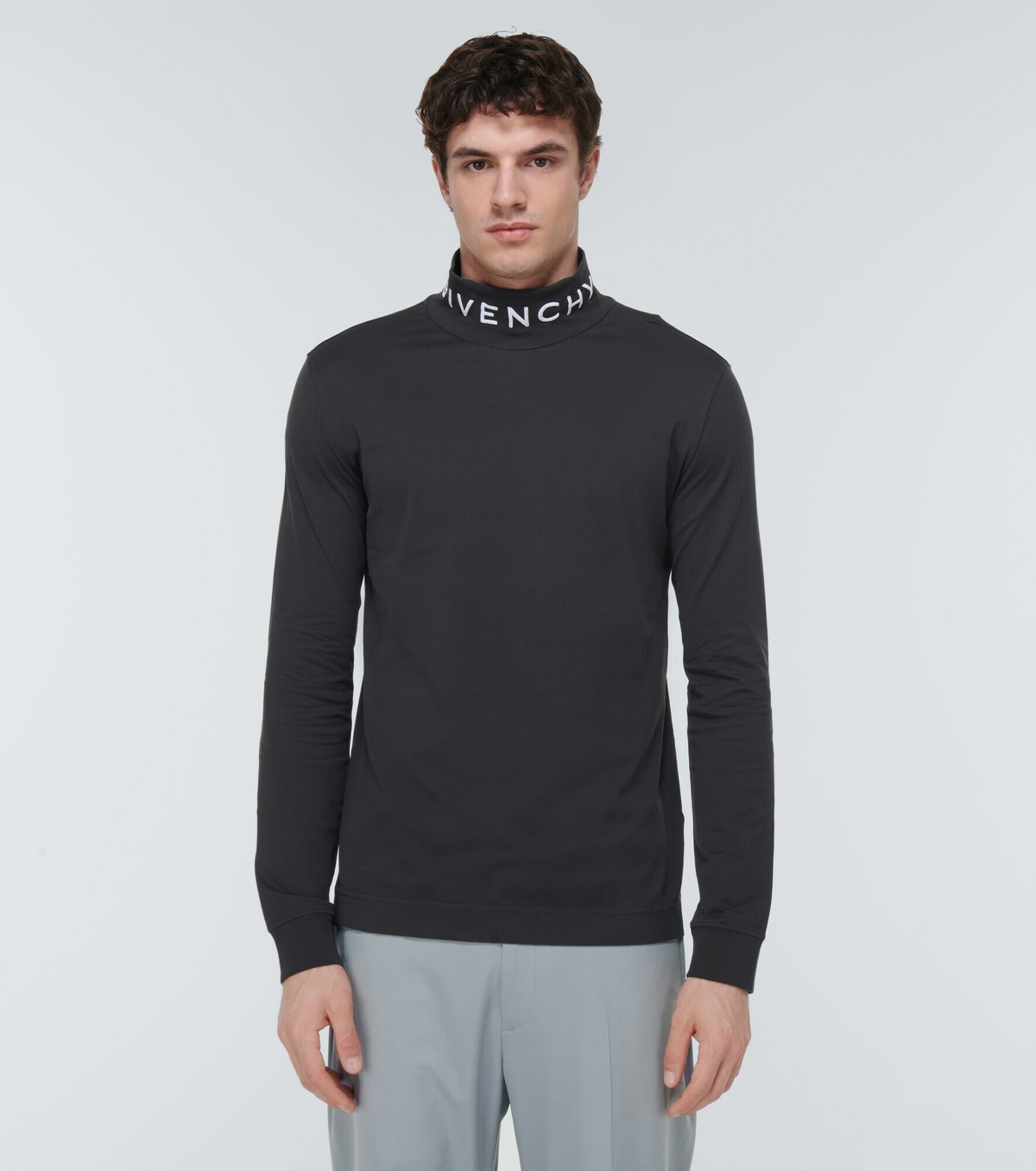 Embroidered 2024 turtleneck mens