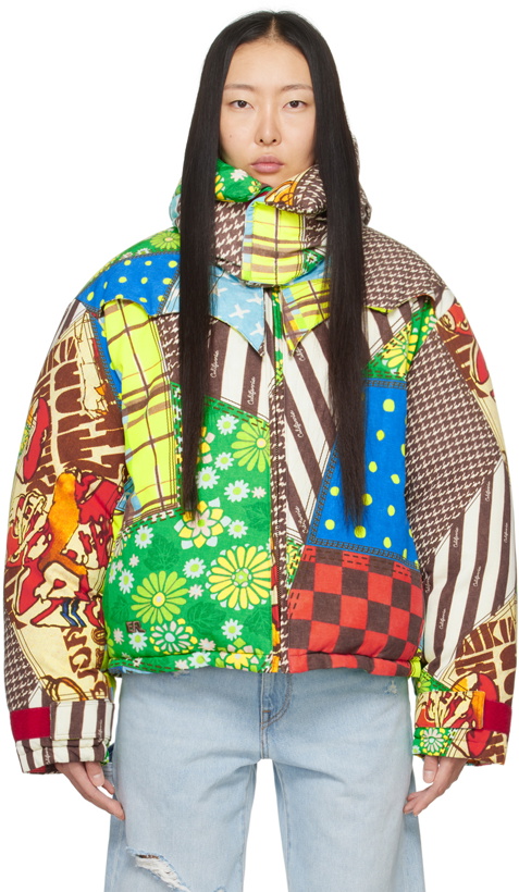 Photo: ERL Multicolor Graphic Down Jacket