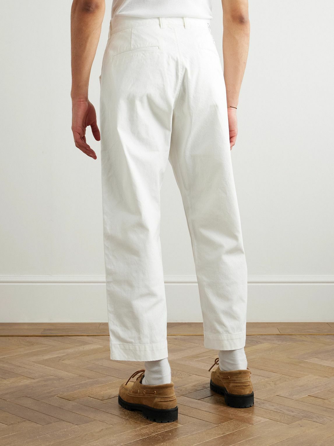 Neighborhood - BW Straight-Leg Cotton-Canvas Trousers - White