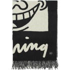 Etudes Black and White Keith Haring Edition Magnolia Scarf