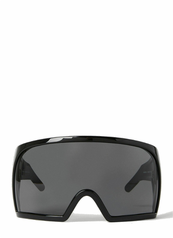 Photo: Rick Owens - Kriester Mask Sunglasses in Black