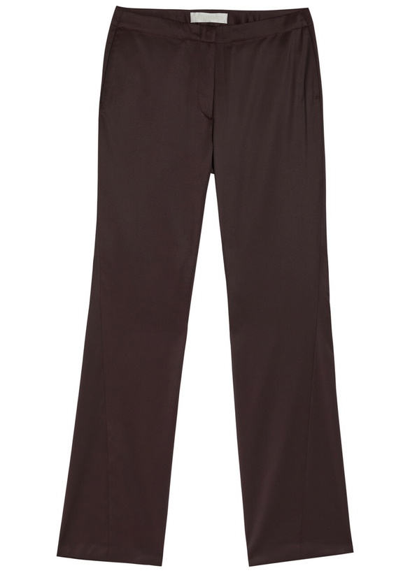 Photo: Our Legacy Poise Straight-leg Trousers Dark Brown